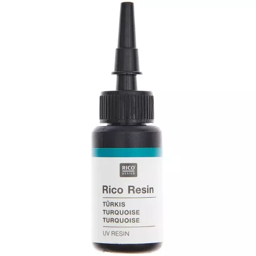 UV coloured resin - Rico Design - Turquoise x10ml