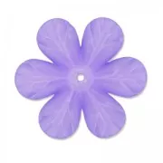 Flower 33 mm Violet Frosted