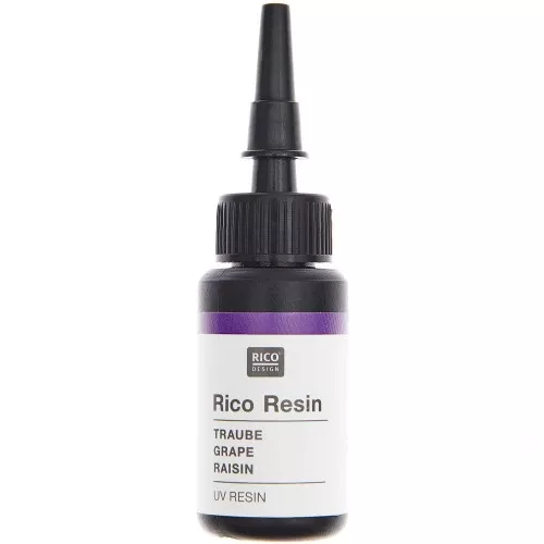 Colored UV resin - Rico Design - Grape x10ml