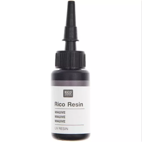 UV coloured resin - Rico Design - Mauve x10ml