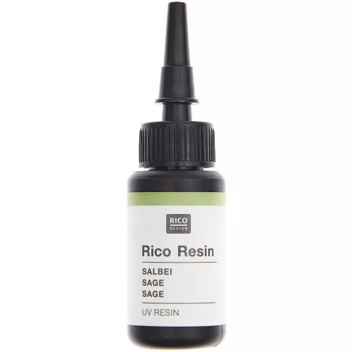 Colored UV resin - Rico Design - Sage x10ml