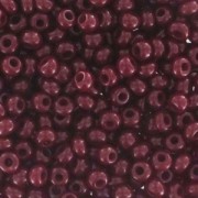 Preciosa Seed beads 11/0 2 mm - Burgundy Opaque x20g