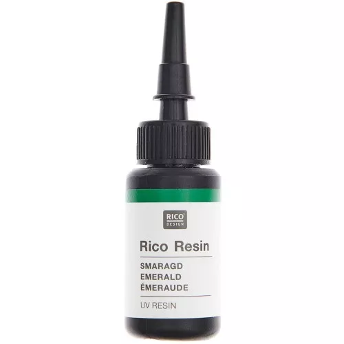 Colored UV resin - Rico Design - Emerald x10ml