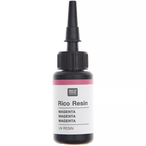 Colored UV resin - Rico Design - Magenta x10ml
