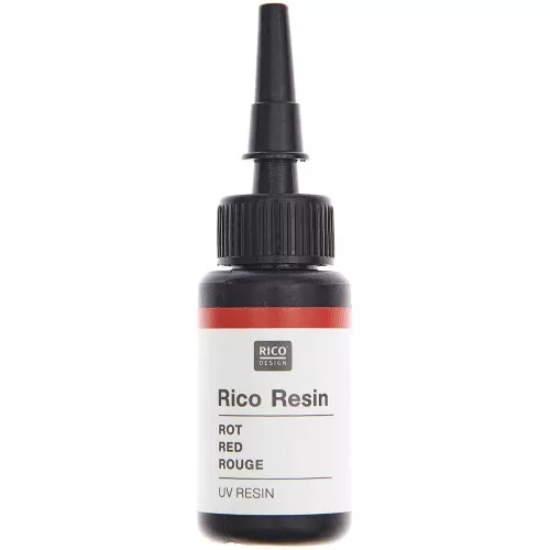 Colored UV resin - Rico Design - Red x10ml