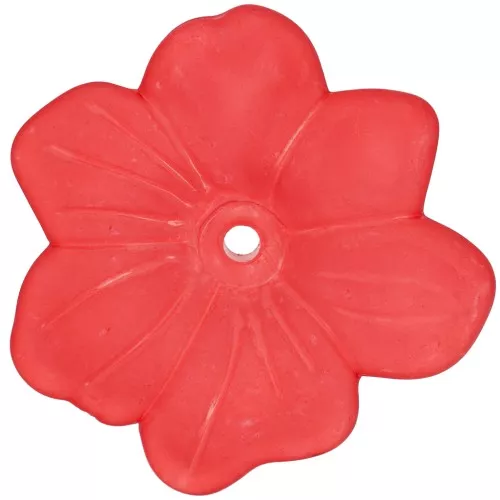 Flower 26 mm cherry Frosted