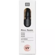 Colored UV resin - Rico Design - Rose x10ml