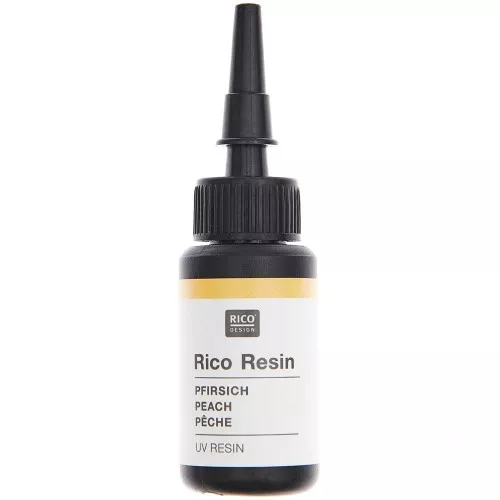 UV coloured resin - Rico Design - Peach x10ml
