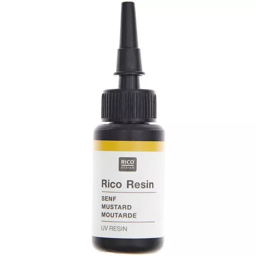 Colored UV resin - Rico Design - Mustard x10ml