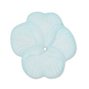 Flower Orchid 22 mm Indian Sapphire Frosted