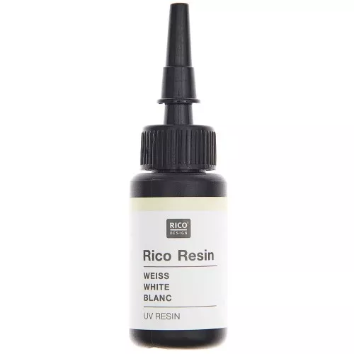 Colored UV resin - Rico Design - White x10ml
