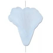 Flower 19mm light blue  Frosted