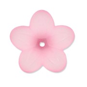 Flower 20mm pink Frosted|raw }}