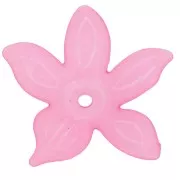 Flower 27mm cherry Frosted