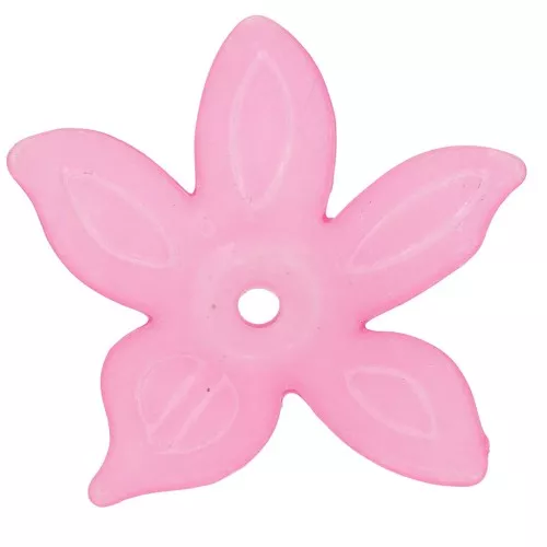 Flower 27mm cherry Frosted