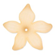 Flower 27mm Peach Frosted|raw }}