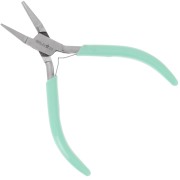 13cm Flat and half-round pliers with spring By Perles& Co - Mint|raw }}