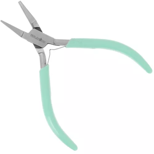 13cm Flat and half-round pliers with spring By Perles& Co - Mint