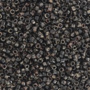 Miyuki Delica 11/0 DB2261 - Opaque Black Picasso x 100 g