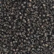 Miyuki Delica 11/0 DB2261 - Opaque Black Picasso x 100 g