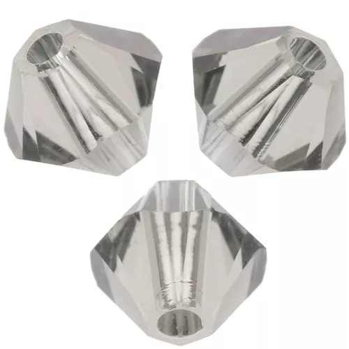 PureCrystal 5328 Crystal Bicones 6mm Black Diamond x20