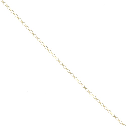 2.3mm alternating rombo chain - Gold Filled x50cm