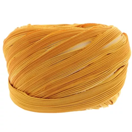 silk twill ribbon Shibori Gold Ecru x10cm
