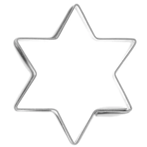 19mm mini tin plate cookie cutter - star x1