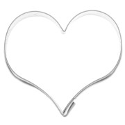 26x30mm Mini Tin Modeling Cutter - Heart x1|raw }}