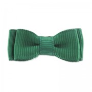 Double Grosgrain Knot 40mm Green pine tree
