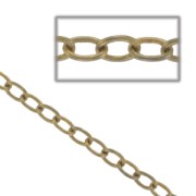 Chain  5mm bronze tone x1m|raw }}