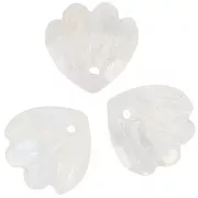 12mm gemstone shell Sequin - Moonstone x1