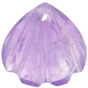 12mm gemstone shell Sequin - Amethyst x1