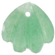 12mm gemstone shell Sequin - Aventurine x1