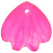 12mm dyed gemstone shell Sequin - Pink Chalcedony x1