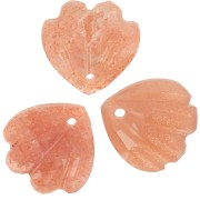 12mm gemstone shell Sequin - Sunstone x1