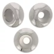7mm Stainless steel 316 Stopper bead with 2mm hole x1