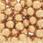 2mm Holeless beads - mini balls - gold Tone x100