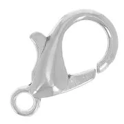 12mm Lobster clasps - Silver Tone x5