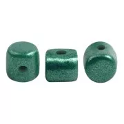 2.5x3mm Minos® par Puca® - Dark Green Pearl x5