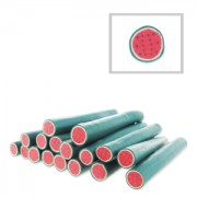 Polymer clay cane 5x50mm Watermelon|raw }}