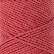 2 m macramé cotton cord spool - Brick x100m