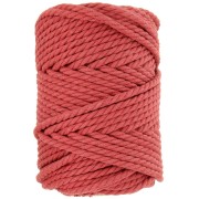 5mm macramé cotton cord spool - Brick x50m