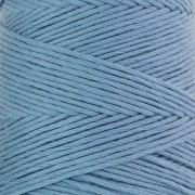 Organic Cotton Détox XL combed macramé cotton cord spool - Steel Blue x200m