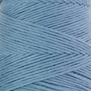 Organic Cotton Détox XL combed macramé cotton cord spool - Steel Blue x200m