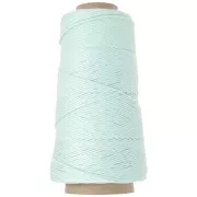 Organic Cotton Détox XL combed macramé cotton cord spool - Mint x200 m