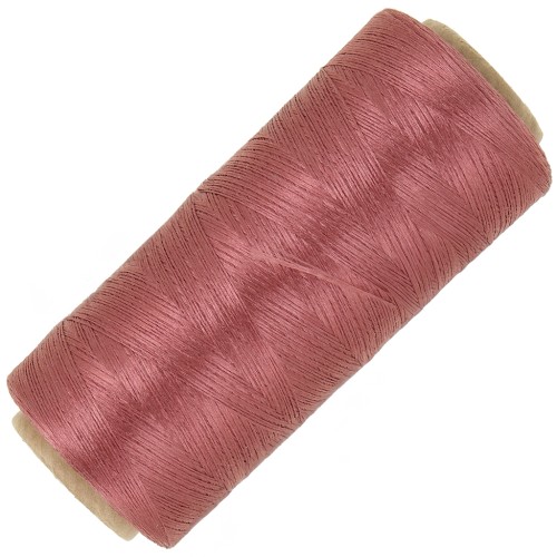 0.3mm Metallic Glitter 1 strand spool for macramé - Rose Doré x1250m