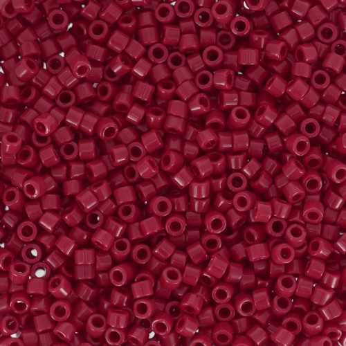 Miyuki Delica 11/0 DB1140 - Dark Opaque Red x8g