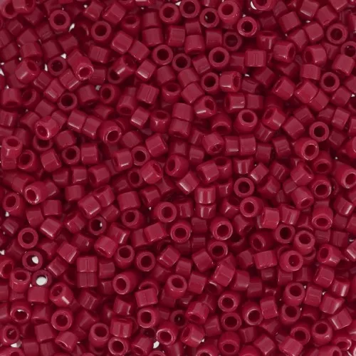 Miyuki Delica 11/0 DB1140 - Dark Opaque Red x8g