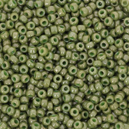 Miyuki 11/0 4860 seed beads - Khaki Luster x8g